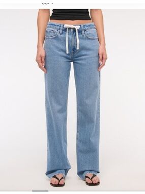 Abercrombie & Fitch Low Rise Baggy Jean Curve Love size 29 Regular